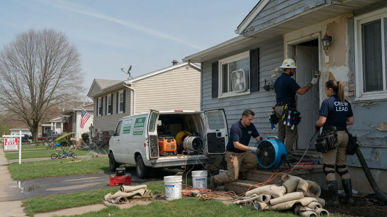 Flood Cleanup in Van Etten, NY near me